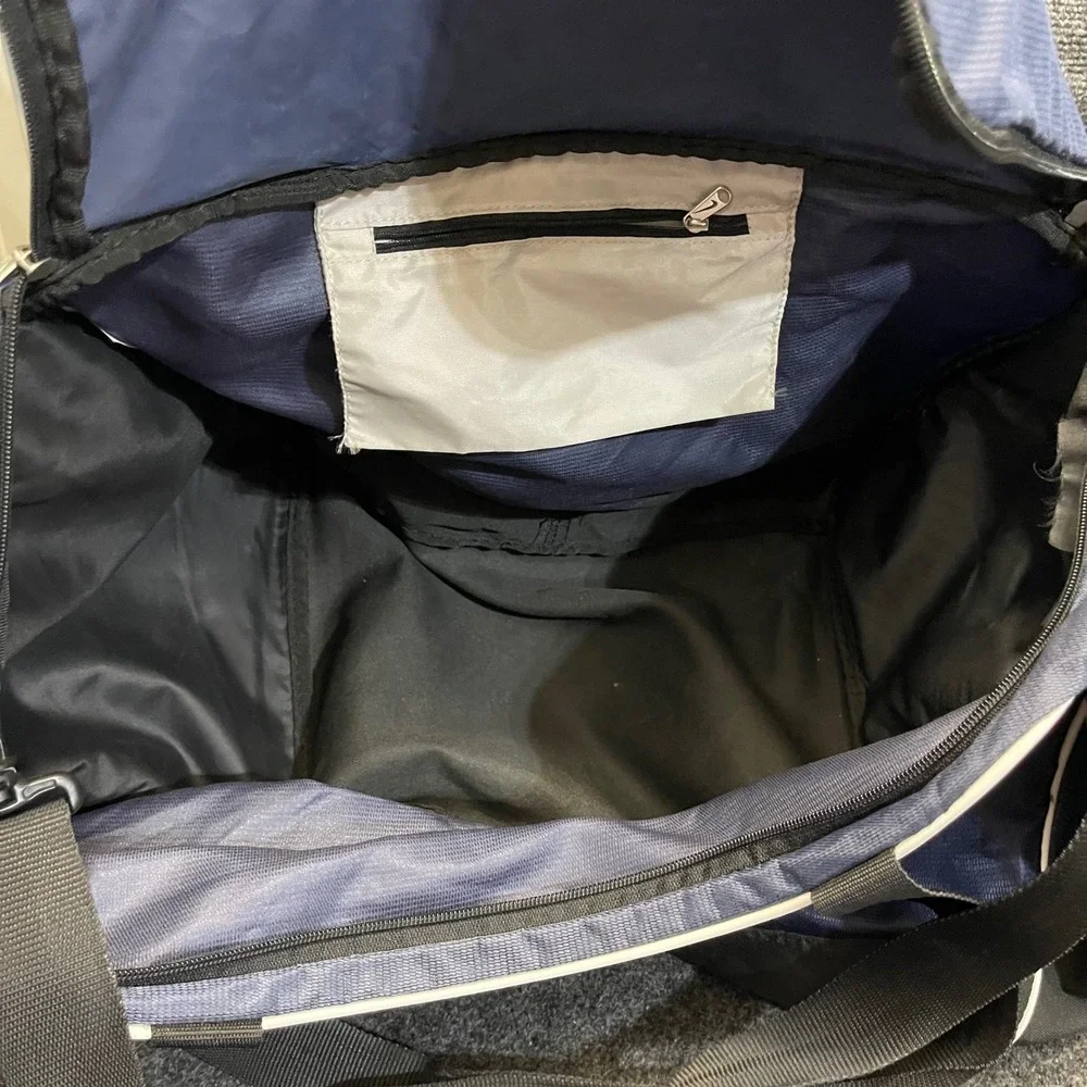 Nike BA2484-492 Navy/Black Brasilia 4 Medium‎ Duffel Workout Travel Gym Bag